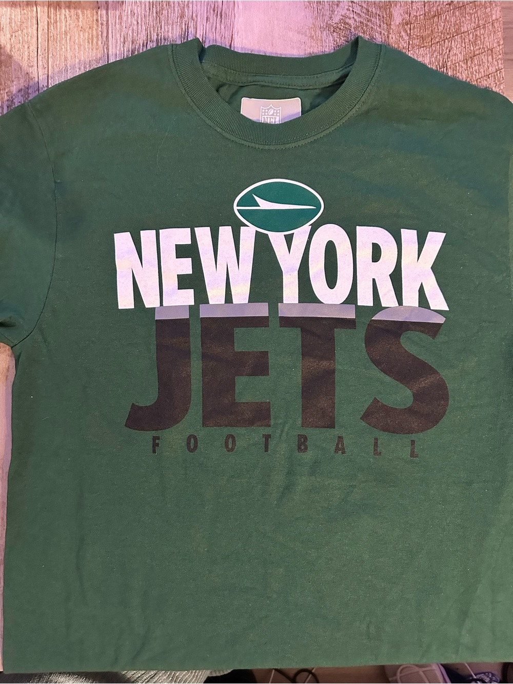 New York Jets Mens Small Green Graphic Tee - Official NFL Style
